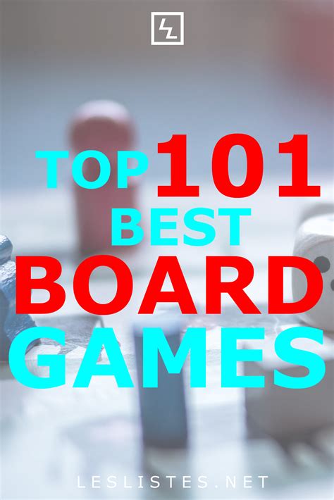 The top 101 board games list of all time – Artofit