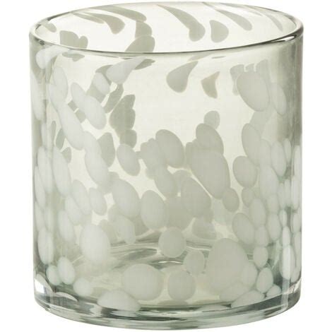 J Line Photophore Tache Verre Gris Blanc Small