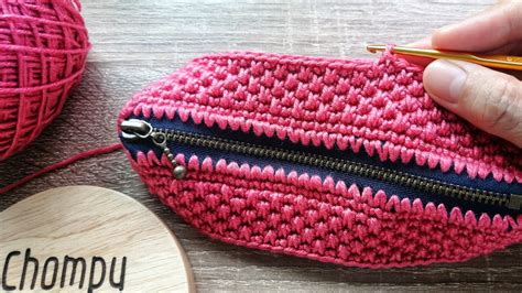 D I Y Tutorial How To Crochet Purse Bag With Zipper Step By Step