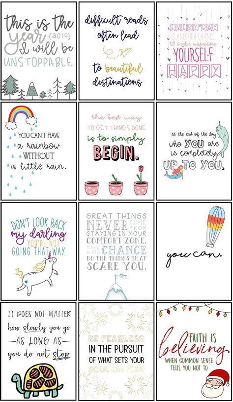 Free Vision Board Printables Pdf