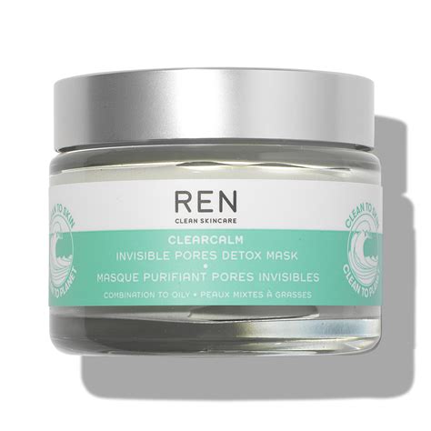 Ren Clean Skincare Clearcalm Invisible Pores Detox Mask Space Nk