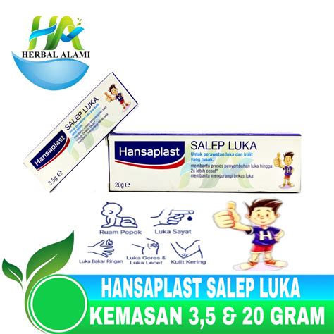 Jual Hansaplast Salep Luka Perawatan Luka Kulit Yang Rusak Shopee