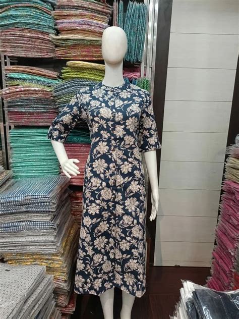 Cotton Kurti Cotton Flex Princess Cut Aline Kurties Wholesale Trader