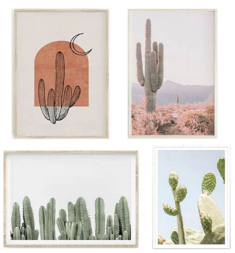 Cactus Art Prints – Outdoor Christmas Lights and Decorations