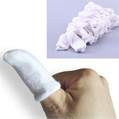 Pcs Cotton Finger Guards Cots Avoid Protection Grandado