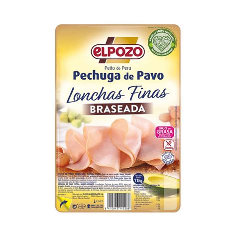 EL POZO Pechuga De Pavo Braseada Lonchas Finas EL POZO 115 G Alcampo