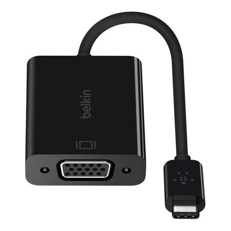 Wellent 偉倫 Belkin USB Type C to VGA Adapter F2CU037btBLK