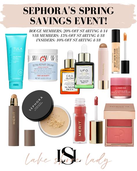 Sephora S Spring Savings Event Lake Shore Lady