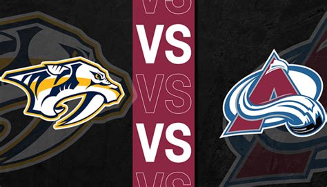 Colorado Avalanche Vs Nashville Predators Betting Odds