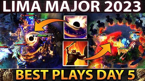 Dota Best Plays Of Lima Major Group Stage Day Final Day Youtube