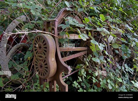 Old Rusty Mangle Weeds In Hi Res Stock Photography And Images Alamy