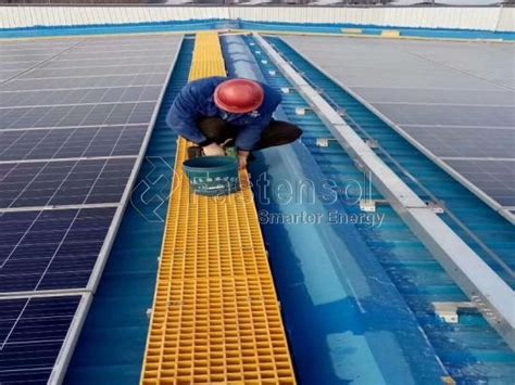 Custom Solar Walkway Frp Moded Gratingsolar Walkway Frp Moded Gratingmanufacturer