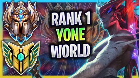 Rank 1 Yone In The World Rank 1 Yone Top Gameplay Rank 1 Yone