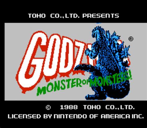 Godzilla: Monster of Monsters game info — igroPad.com