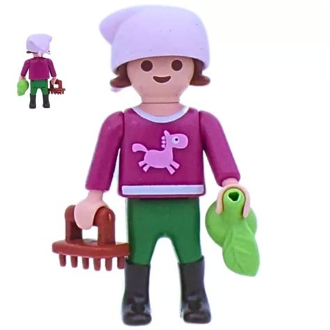 Figurine Playmobil Fille Avec Pinceau Et Pomme Eur Picclick Fr