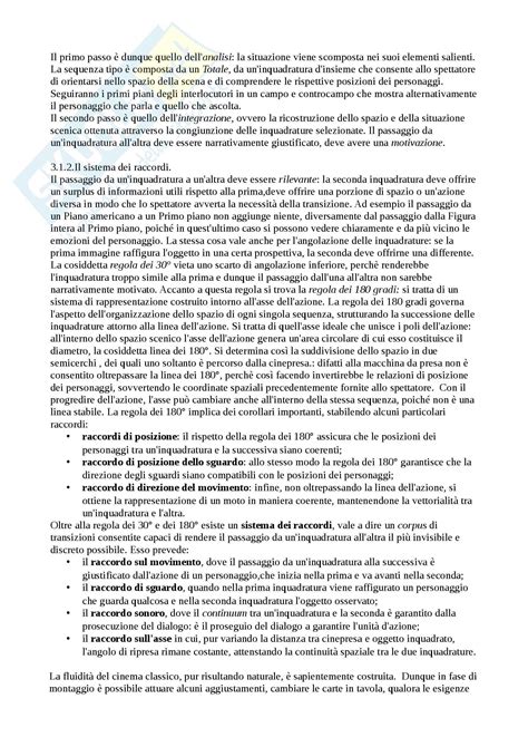 Riassunto Esame Storia E Critica Del Cinema Prof De Berti Libro