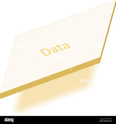 D Floating Flowchart Elements Data Stock Vector Image Art Alamy