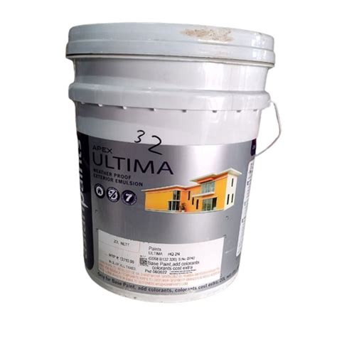 Asian Paints 20L Apex Ultima Exterior Emulsion Paint 20 49 OFF