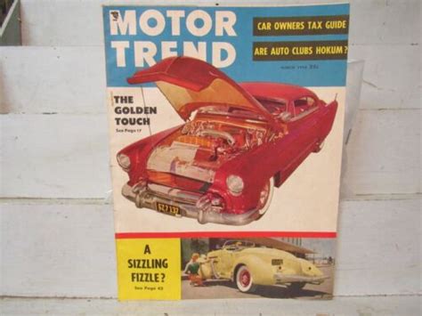 Motor Trend Mar 1954studebaker Commander Hudson Hornet Chrysler