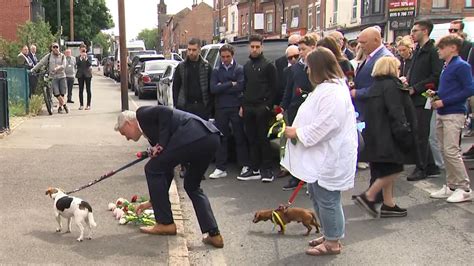 Nottingham attack: Families and friends gather on first anniversary of killings | UK News | Sky News