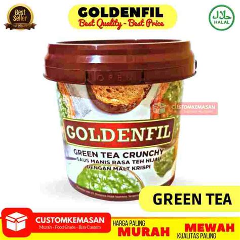 Goldenfil Green Tea Crunchy Selai Donat Selai Roti Bakar Toping