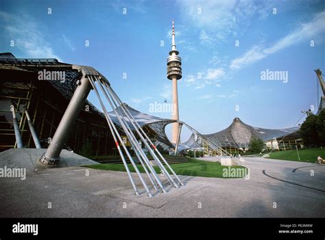 Olympic Park buildings in Munich, Germany Stock Photo - Alamy