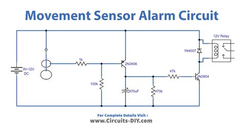 Movement Sensor Alarm Using Ic