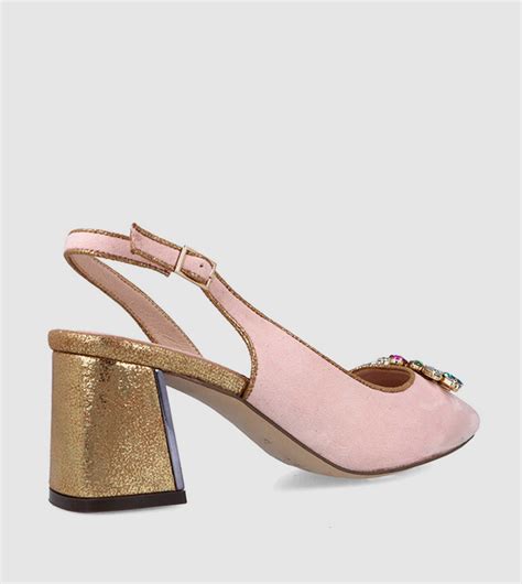 Buy Menbur Damia Embellished Pointed Toe Ballerinas In Nude 6thStreet Kuwait