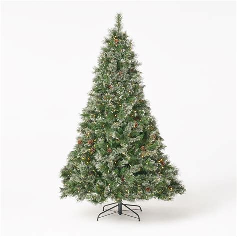 Noble House Foot Cashmere Pine Pre Lit Clear Led Artificial Christmas