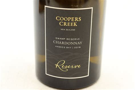 6 2019 Coopers Creek Swamp Reserve Chardonnay Hawkes Bay