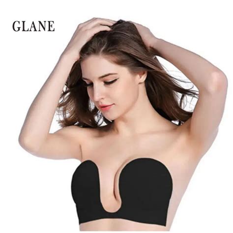 Silicone Hot Push Up Strapless Backless Self Adhesive Gel Stick