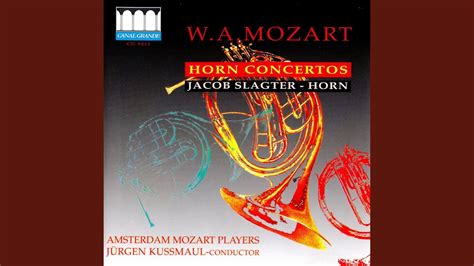 Horn Concerto In E Flat Major K Iii Rondo Pi Allegro Youtube