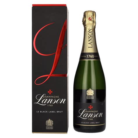 Champagne Lanson Le Black Label Brut Vol L In Giftbox