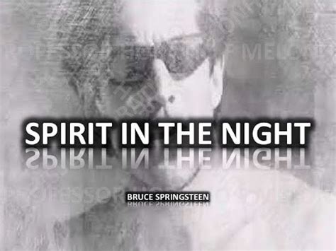 SPIRITs IN THE NIGHT Springsteen YouTube