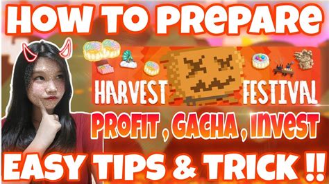 How To Prepare Harvest Festival Jelasin Profit Gacha Invest