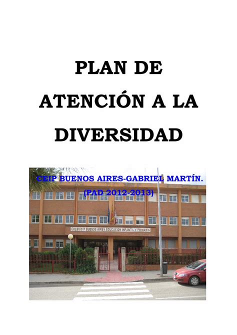 Pdf Plan De AtenciÓn A La Diversidad Gabriel Cajcyles