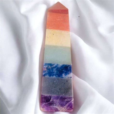 Seven Chakra Pencil Obelisk Pure Gems World