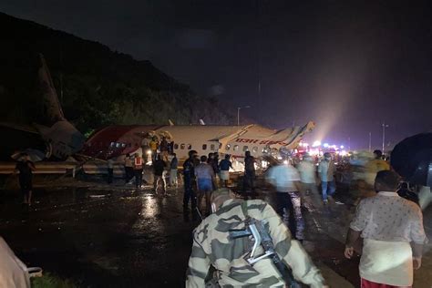 16 Dead After Plane Overshoots Runway Falls Into Valley In Keralas