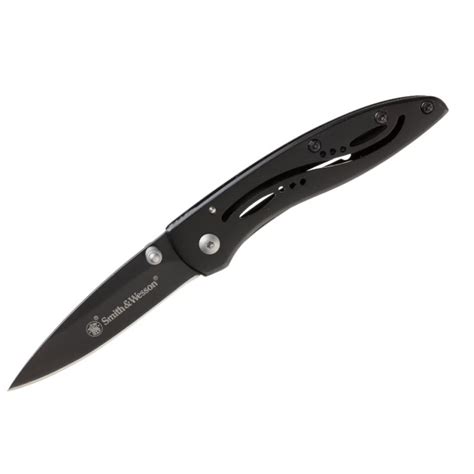 Navaja Cuchillo Plegable Smith And Wesson Frame Lock Drop Point Folding Knife