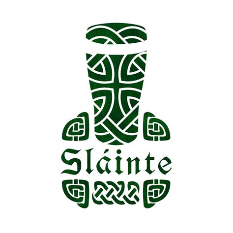 Slainte Celtic Stencil Etsy