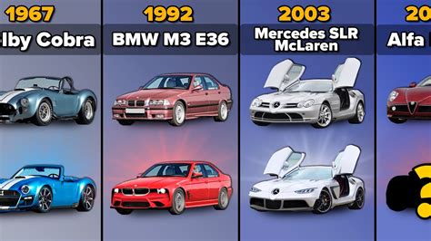 Comparison Modern Versions Of Old Cars Youtube