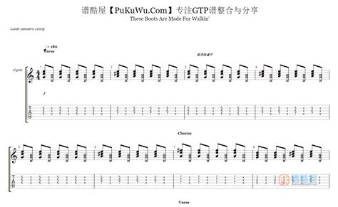 【乐队总谱】one Of These Days Gtp吉他谱 Guitar Pro可视听多音轨动态谱 谱酷屋