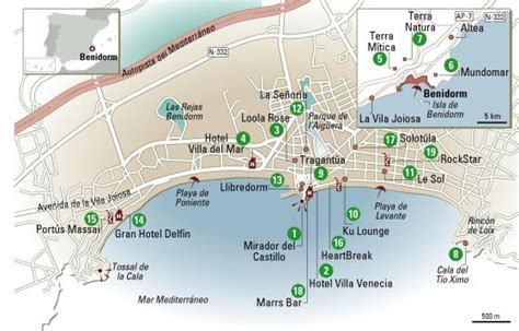 Benidorm Mapa Mapa