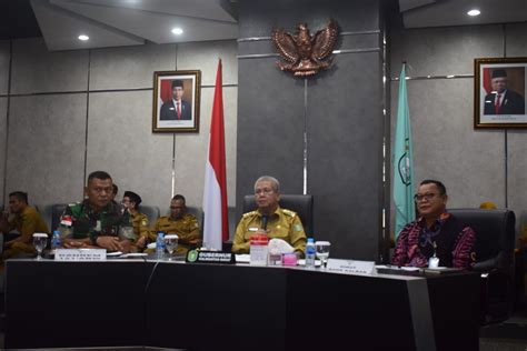 DANREM 121 ABW HADIRI RAPAT KOORDINASI PROGRAM PEMBANGUNAN PERBATASAN