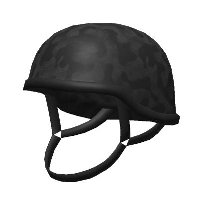 Army Helmet Black Camo's Code & Price - RblxTrade