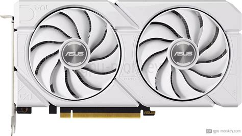 ASUS Dual GeForce RTX 4060 Ti EVO White OC Edition 8GB Benchmark And Specs