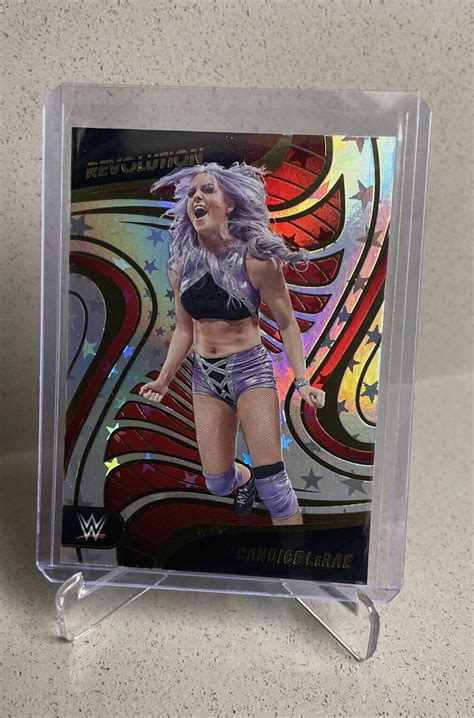 Astro Parallel Panini Revolution WWE 2023 Candice LeRae 21 RAW Insert