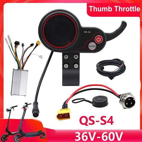 Qs S V V Thumb Throttle Lcd Display Meter V W Controller Kit