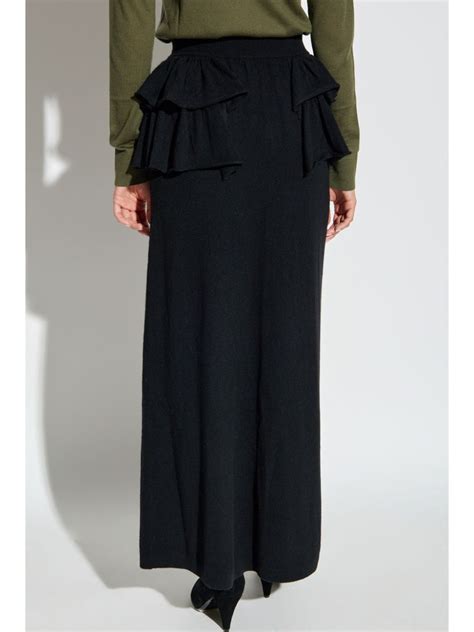 Lisa Yang Layered Cashmere Maxi Skirt Black Farfetch