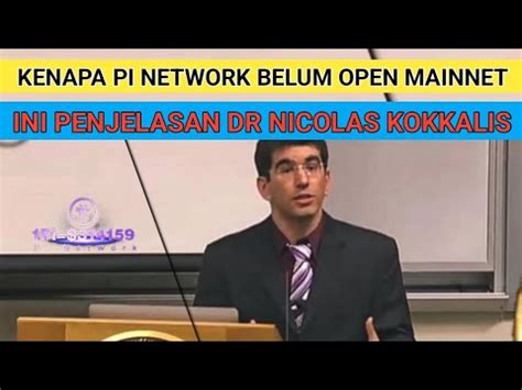 Mengejutkan Penjelasan Dr Nicolas Kokkalis Tentang Pi Network Belum